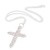 Sterling silver pendant necklace, 'The Call' - Sterling Silver Cross Pendant Necklace from Indonesia (image 2f) thumbail