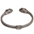 Citrine cuff bracelet, 'Snake Siblings' - Snake-Themed Citrine Cuff Bracelet from Bali (image 2e) thumbail