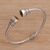 Citrine cuff bracelet, 'Swirling Lights' - Citrine and Sterling Silver Cuff Bracelet from Bali (image 2) thumbail