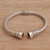 Citrine cuff bracelet, 'Swirling Lights' - Citrine and Sterling Silver Cuff Bracelet from Bali (image 2b) thumbail