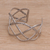 Sterling silver cuff bracelet, 'Woven Road' - Sterling Silver Handcrafted Cuff Bracelet with Braided Motif (image 2c) thumbail