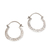 Sterling silver hoop earrings, 'Half Time' - Handmade Indonesian 925 Sterling Silver Horseshoe Earrings (image 2a) thumbail