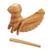 Wood percussion instrument, 'Cricket Melody' - Hand Carved Balinese Cricket Suar Wood Percussion Instrument (image 2e) thumbail