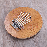 Featured review for Coconut shell thumb piano, Turtle Kalimba