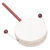 Wood drum, 'Dancing Vibes' - Hand Made Indonesian Wood Handled Drum (image 2e) thumbail