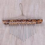 Bamboo wind chime, 'Seaside Dancer' - Handmade Bamboo Wind Chime from Bali