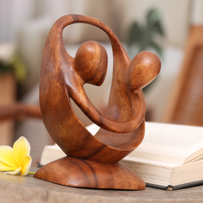 Wood sculpture, Cycle of Love