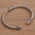 Sterling silver cuff bracelet, 'Eternal Garden' - Hand Crafted Sterling Silver Cuff Bracelet from Bali (image 2b) thumbail