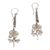 Cultured pearl dangle earrings, 'Island Dragonflies' - Handcrafted Balinese 925 Silver and Cultured Pearl Earrings thumbail