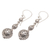 Sterling silver dangle earrings, 'Forest Orbs' - Indonesian Artisan Handmade 925 Sterling Silver Orb Earrings (image 2d) thumbail
