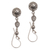 Sterling silver dangle earrings, 'Forest Orbs' - Indonesian Artisan Handmade 925 Sterling Silver Orb Earrings (image 2e) thumbail