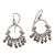 Sterling silver chandelier earrings, 'Dream Bell' - Handmade 925 Sterling Silver Dangle Chandelier Earrings (image 2a) thumbail