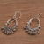 Sterling silver chandelier earrings, 'Dream Bell' - Handmade 925 Sterling Silver Dangle Chandelier Earrings (image 2c) thumbail