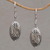 Gold accent sterling silver dangle earrings, 'Palatial Eternity' - 18k Gold Accent Sterling Silver Dangle Earrings from Bali thumbail