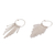 Sterling silver filigree hoop earrings, 'Gleaming Wind Chimes' - Sterling Silver Filigree Chandelier Earrings from Bali