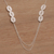 Sterling silver filigree station necklace, 'Eye-Catcher' - Sterling Silver Filigree Station Necklace from Bali