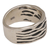 Sterling silver band ring, 'Soul Current' - Artisan Handmade 925 Sterling Silver Band Ring Indonesia (image 2g) thumbail