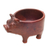 Ceramic catchall, 'Portly Pig' - Terracotta Ceramic Catchall in the Form of a Playful Pig (image 2a) thumbail