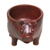 Keramischer Auffangbehälter, 'Portly Pig' - Terrakotta-Keramik-Auffangschale in Form eines verspielten Schweins