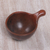 Ceramic condiment bowl, 'Mataram Spice' - Handcrafted Ceramic 5-Oz Condiment Bowl from Lombok Island