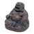 Cast stone sculpture, 'Lighthearted Buddha' - Artisan Crafted Laughing Buddha Cast Stone Sculpture