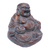 Cast stone sculpture, 'Lighthearted Buddha' - Artisan Crafted Laughing Buddha Cast Stone Sculpture