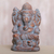 Statuette aus Kunststein - Handgefertigte Steingussstatuette der Hindu-Gottheit Ganesha