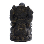 Cast stone sculpture, 'Lord of Fortune' - Artisan Crafted Lord Ganesha Cast Stone Sculpture