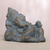 escultura de piedra fundida - Escultura de acabado antiguo de Ganesha tranquila de piedra fundida