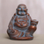 Estatuilla de piedra fundida - Estatuilla de piedra fundida hecha a mano de Buda que ríe