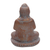 Cast stone sculpture, 'Peaceful Meditation' - Cast Stone Meditating Buddha Antique Finish Sculpture