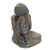 Cast stone sculpture, 'Buddha Rests' - Artisan Crafted Cast Stone Resting Buddha in Antique Finish (image 2c) thumbail
