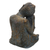 Cast stone sculpture, 'Buddha Rests' - Artisan Crafted Cast Stone Resting Buddha in Antique Finish (image 2d) thumbail