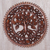 Wood relief panel, 'Tranquility Tree' - Hand Carved Tree Motif Wood Wall Relief Panel from Bali (image 2) thumbail