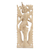 Wood statuette, 'Saraswati Song' - Hand Carved Saraswati Crocodile Wood Statuette Indonesia