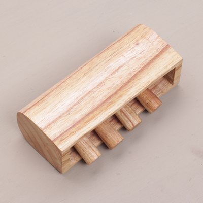 Schlaginstrument aus Holz - Handgeschnitztes Holzschlaginstrument aus Bali