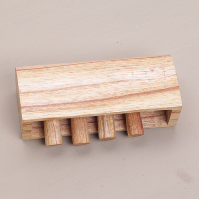 Schlaginstrument aus Holz - Handgeschnitztes Holzschlaginstrument aus Bali