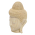 Wood statuette, 'Buddha Harmony' - Hand Crafted Balinese Crocodile Wood Buddha Head Statuette (image 2c) thumbail