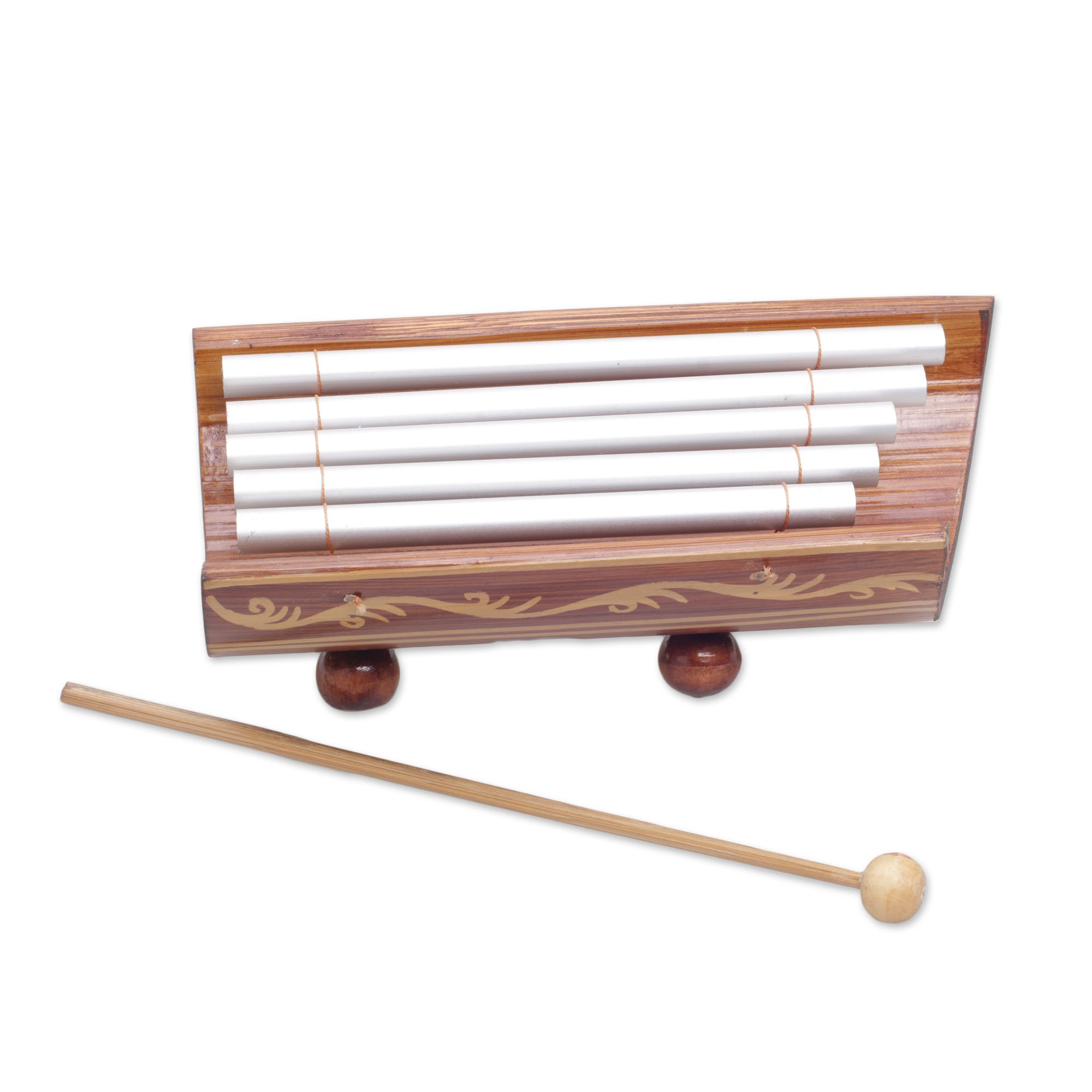 Hand Crafted Bamboo and Aluminum Xylophone from Bali Twinkling Glory