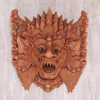Wood mask, Great Protector