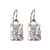 Sterling silver dangle earrings, 'Cat Swirls' - Cat Motif Sterling Silver Dangle Earrings from Bali