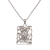 Sterling silver pendant necklace, 'Cat Swirls' - Cat Motif Sterling Silver Pendant Necklace from Bali