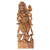 Wood relief panel, 'Ganesha Charm' - Ganesha Hand Carved Wood Relief Panel thumbail