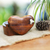 Wood puzzle box, 'All My Love' - Hand Carved Suar Wood Puzzle Heart Box from Bali (image 2) thumbail