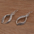 Ohrhänger aus Sterlingsilber - Handgefertigte Ohrhänger aus Sterlingsilber mit Scroll-Arbeit