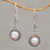 Cultured pearl dangle earrings, 'Enchanted Radiance' - Cultured Freshwater Pearl Dangle Earrings from Bali
