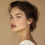 Cultured freshwater pearl dangle earrings, 'Moonlit Petals' - Cultured Freshwater Pearl Dangle Earrings from Bali