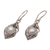 Cultured freshwater pearl dangle earrings, 'Moonlit Petals' - Cultured Freshwater Pearl Dangle Earrings from Bali (image 2c) thumbail