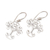 Sterling silver dangle earrings, 'Loving Tree' - Handmade Sterling Silver Tree Earrings from Indonesia