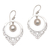 Aretes colgantes de perlas cultivadas - Pendientes hechos a mano en plata de ley 925 con perlas mabe cultivadas